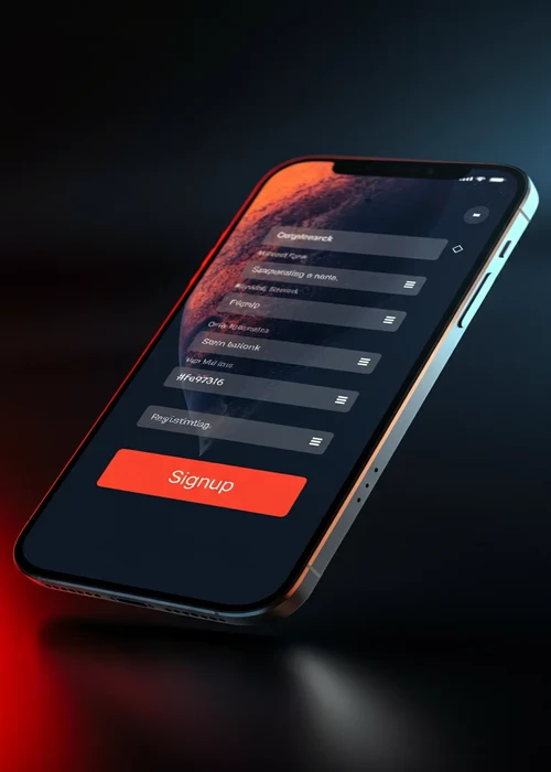 Formulaire d'inscription rapide sur Monaco Jack Casino avec champs pour email, mot de passe et pays.